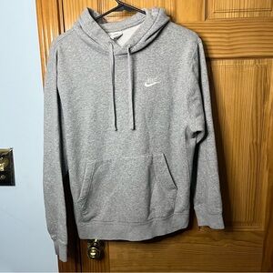 Nike Men's Light Gray Hoodie